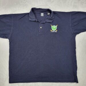 Vintage Golf Polo Shirt Men XL Performance Classic A Safe Place Club Tee Adult